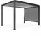 Oviala Pergola bioclimatica autoportata motorizzata e illuminata 3x4m e 1 tenda