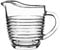 Galicja Glass Karin - Jarra de leche de cristal, resistente al calor, jarra de cristal pequeña, jarra de vidrio sin tapa, jarra de agua, jarra de leche, modelo 2, 200 ml