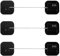 Refrigerator Lock, Heavy Duty Fridge Lock, Combination Lock for Refrigerator Cabinets, Drawers, Safety Lock, Easy Install No Keys Needed (Black-3Pack)