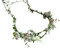 Brikuinr Blumenkranz, Blumenkranz, Blumengirlande, Stirnband, Haarkranz, floraler Kopfschmuck, Boho mit Band, Hochzeit, Party, Festival
