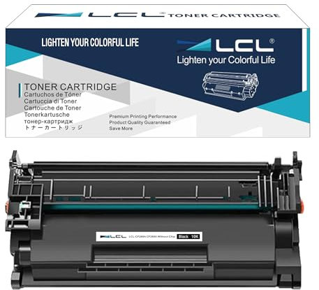LCL CF289X Schwarz Tonerkartuschen kompatibel für HP 89A 89X CF289A CF289X (ohne CHIP) kompatibel für HP Laserjet Enterprise M507 M507dn M507x MFP M528dn MFP M528f Flow MFP M528z M528c (1er-Pack)