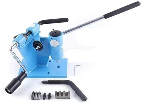 Chainsaw Chain Breaker, 2 in 1 Chainsaw Chain Breaker Rivet Spinner Splitter Dismantle Repair Tool, Bench Chain Link Breaker, Blue