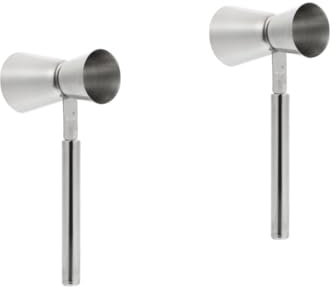 Mobestech 2stücke Doppelmaß Cocktail Messbecher Hochwertiger Jigger Für Präzise Cocktailzubereitung Design Spülmaschinenfest Für Bar Und Partys