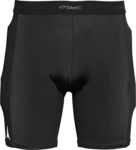 ATOMIC Live Shield Shorts I Ski-Protektor-Hose mit 3-lagigem Multi Density Schaum für maximalen Schutz I Protektorenhose aus atmungsaktivem Mesh I Unterziehhose mit herausnehmbarem Steißbein-Schutz