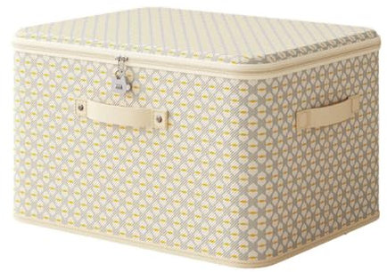 JYARZ Contenitori Vestiti per Trapunte Scatola Portaoggetti con Coperchio con Cerniera Pieghevole E Adatta for L'organizzazione Abbigliamento Resistente Borse Trasloco(45cm)