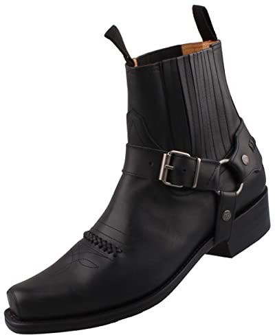 Sendra Stivali da motociclista da uomo, Nero , 42 EU
