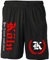 Köln Kranz Shorts | Fussball Sport Sommer Ultras Kurze Hose Sporthose (L, Schwarz Kranz M2)