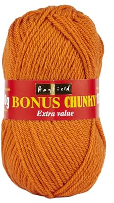 Sirdar Hayfield Bonus Chunky, Burnt Orange (647), 100g