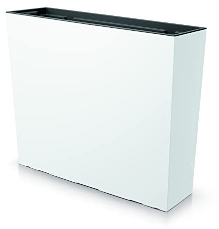 Prosperplast Urbi Case Tower DUC800T-S449 Fioriera alta con vaso interno, per interni ed esterni plastica 770x686 Bianco