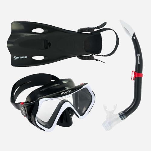 Aqua Lung Hero Schnorchel Set Maske Flossen Schnorchel Flossenset Schnorchelset (25-31 S/M)