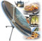CGLYYDS Horno Solar, Cocina Solar parabólica portátil de 1800W, Horno Solar parabólico Estufa al Aire Libre de Alto Valor calorífico,para Patios de jardín doméstico para Acampar BBQ Cooking