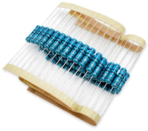 Innfeeltech 50 Pcs 2W 1% Toleranz 10 Ohm Metall Film Widerstand Widerstand für DIY Projekt und Experimente