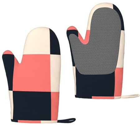 Pameencos King Queen Princess Küchenhandschuhe, Silikon-isoliert, hitzebeständig, unverzichtbar zum Backen und Grillen