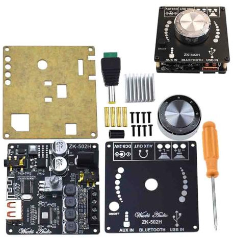 ZK-502H Audio HiFI Level 2.0 Stereo Digital Amplifier Module 50WX2