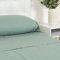 TRAMAS+ Doppelter Lakensatz 160x200, 100% Baumwolle, Bettwäsche, Laken und 2 Kopfkissenbezüge, Standard 100 von Oeko-TEX - Veroneser Grün