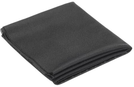 sourcing map Black Speaker Mesh Grill Cloth (not cane webbing) Stereo Box Fabric Dustproof Cloth 50cm x 150cm 20 inches x 59 inches
