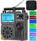 ZHIWHIS SSB Shortwave Radio with Bluetooth and APP Control, USB LSB LW AIR VHF UHF CB AM FM SW WB Receiver, NOAA//TF Card Play/EQ/Antenna Tuner/Recording Rechargeable Radios ZWS-C919 (Gray)
