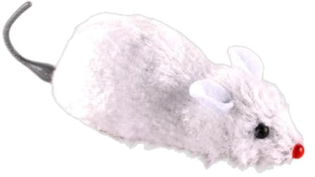 Jouet de Souris Mécanique pour Chat | Jouet de Chasse en Peluche | Courses Réalistes, Plaisir de Chasse, Jeu Interactif pour Chatons, Divertissement pour Animaux