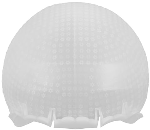 BELLIFFY Silicone Highlighting Cap Pre-Punched Hair Dye Cap with Holes Reusable Salon Hair Highlight Dye for Streaking Oil Treatments Star Pattern