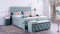 Boxspringbett Jana 240x220, VS-Hellblau, 7-Zohnen Taschenfederkernmatratze, Ergoflex - Inklusive Aufbau - Deutscher Hersteller