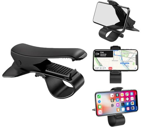 Obastyle Supporto Cellulare Auto,Regolabile Porta Cellulare per Cruscotto e Parabrezza, Universale Supporto Cellulare Auto,Compatibile con Navigatore GPS e Tutti Telefoni Cellulari da 4.0-6.9 Pollici