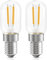 QNINE Fridge Light Bulbs, 2W Equivalent to 15W, 200lm, Warm White 2200K, E14 LED Light Bulb for Freezer/Microwave/Cooker Hood, Non dimmable, 2 Pack