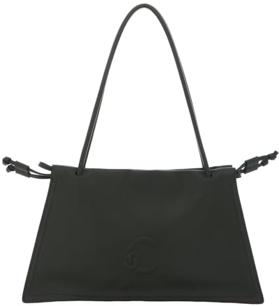 Coccinelle Leder Schultertasche Dulse Shoulderbag Alga dunkelgrün