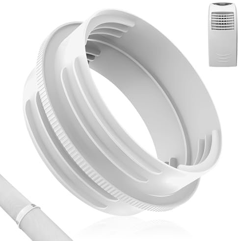 GreenYeah Adaptateur de Tuyau D'échappement pour Climatisation, Tuyau Climatiseur Mobile Adaptateur Clim Fenetre, 130/150mm Raccord Tuyau D'échappement Climatique 2 En 1 pour Tuyau D'évacuation CA