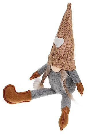 GRIRIW Inspiriert Pflege Puppe Gefüllte Kaffee Shop GNOME Für Festival Dekorationen GNOME Schmücken Zopf
