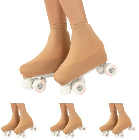 CALZITALY 1 oder 3 Paar Skates Cover Damen, Überziehsocken für Rollschuhe und Schlittschuhe Kinder, Made in Italy