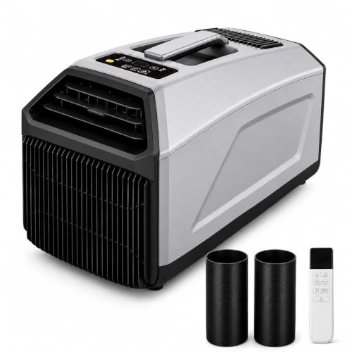 dosiwlatever Climatizzatore Portatile 230V 5000 BTU, Nuovo Modello con Aria più Forte e Maggiore Comfort in Spazi Ridotti Grey
