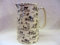4 Pint Extra Large Jug in Black Safari Design by Heron Cross Pottery.