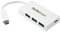 StarTech.com 4 Port USB-C Hub - USB C und 3X USB-A - USB 3.0 Hub - Weiß - 4 Port USB Hub - USB Port Expander - USB Typ C Hub