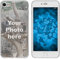 PhoneNatic personalisierte Handyhülle für iPhone SE 2020/8 / 7 Custom Case transparent zum selbst gestalten mit eigenem Foto Bild Text individuell