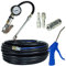 15m Air line/Hose with Tyre Wheel Inflator, Blow Gun and Air Fittings Accessory Kit (FT10 x 2 | FT07 x 1)