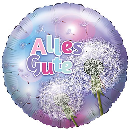 Karaloon F81200P Folienballon Alles Gute- Pusteblume