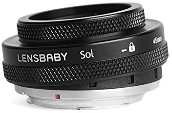 Lensbaby - Sol 45 - per Nikon F - Sweet Spot - Soft Bokeh - Compatibile con un'ampia gamma di fotocamere