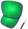 Saucer Premium Replacement Lenses for Oakley Holbrook Metal OO4123 Sunglasses High Definition - Jade Green Polarized