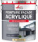 Peinture Façade - Peinture Hydrofuge Acrylique 14 couleurs - Dure jusqu'à 15 ans - 10 L (+ ou - 60 m² en 1 couche) Jaune Paille - RAL 085 90 30 - ARCANE INDUSTRIES