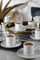 Kütahya Porselen Eren Lot de 12 tasses à café en porcelaine pour 6 personnes (6 tasses et 6 soucoupes)