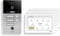 GVS - IP Video Türsprechanlage 3 Familienhaus mit Türöffner (RFID & Fingerprint), HD Kamera, 3X 7 Zoll Monitor & App - Smarte Video Türklingel mit Kamera & Gegensprechanlage (AVS4478A)