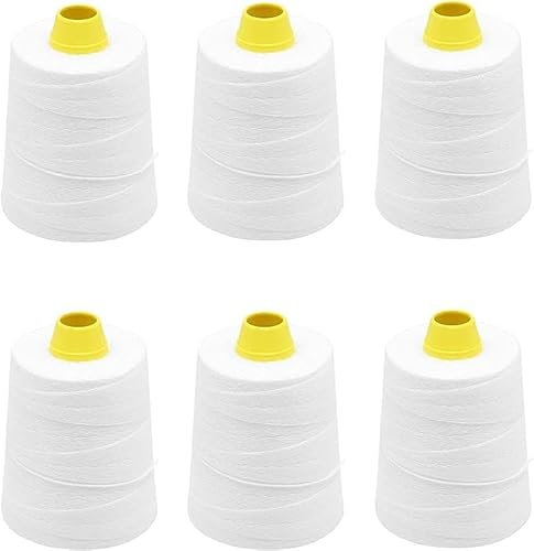 Hanchen Nähfaden Nähgarn für Säcke Nähmaschine Taschen Stitcher, 6 Rollen