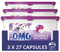 OMO Lessive Capsules 3en1 x81, Lavande & Patchouli aux Essences Naturelles, un Parfum Apaisant, Eco pack 81 capsules (Lot de 3x 27 lavages)