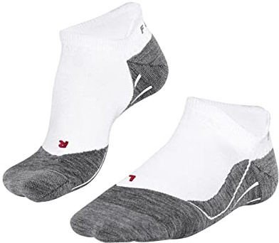 FALKE Damen Laufsocken RU4 Endurance Cool Invisible W IN Funktionsgarn Antiblasen 1 Paar, Weiß (White-Mix 2020), 35-36