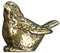 Milisten Messing Spatz Sperlingsvogel Aus Messing Innenausstattung Für Autos Feng-Shui- Tiziano Deko Waldtierstatue Simulationsvogeldekorationen Mini-Vogel- Konsolentisch Miniatur