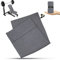 PEAQUE Fitness-Handtuch aus Mikrofaser mit Frottee-Struktur | Sport-Handtuch für Fitnessstudio und Gym | saugstark, leicht, kompakt, weich (120 x 50 cm (2 Stück), Grau)