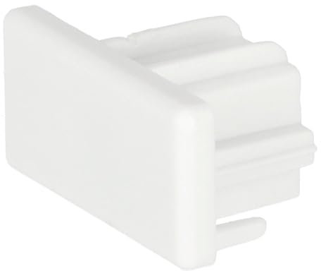 EDO Endkappe für Schiene System MEVA PRO Stromschienen-Endkappe Beleuchtungssystem Schienenbeleuchtung Schienensystem Stromschienen-Endkappe Weiß Schiene Cap