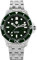 San Martin SN0088G Herren-Armbanduhr, Edelstahl, Luxus-Taucher-Armbanduhr YN55, automatisch, mechanisch, Saphirglas, Grün