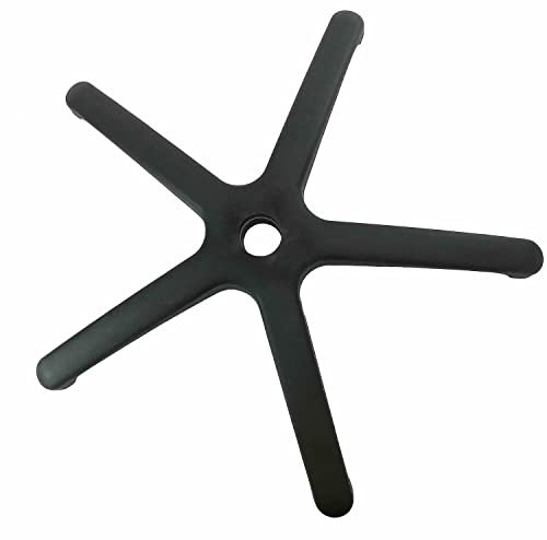 HIMRY KXD5101N Croisillon de Rechange pour Chaise de Bureau pivotante - Support Universel pour roulettes de 11 mm et 50 mm - Ressort à gaz - Nylon renforcé - Couleur Noire