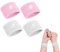 ACWOO Akupressur Armband, 2 Paar Akupressurband Anti-Übelkeit Wristbands für Erwachsene und Kinder, Akupressur Armbänder für Schwangerschaftsübelkeit, Seekrankheit, Reiseübelkeit (Rosa+Weiß)